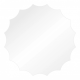 Clear Invert Scallop Ganache Plate 14 Inch Pack of 2