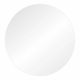4 Inch Round White Acrylic Ganache Plates Set of 2