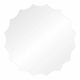 11 Inch White Invert Scallop Ganache Plates Set of 2