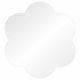 12 Inch Ganache Plate White Scollop Style 1 Set of 2