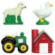 Candles - Farmyard Set of 4 (41mm / 1.6â€)