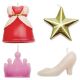 Candles - Princess Set of 4 (44mm / 1.7â€)