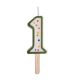 Candles - Green Numeral 1 (38mm / 1.5
