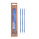 Candles Tall - Blue Marble Pk/6 - Sophisticated Cake Toppers