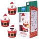 Christmas Cupcake Decorating Kit - Emoji Santa (6 Pieces)
