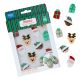 Christmas Edible Sugar Decorations - Santa's Coming to Town (12 Pack)