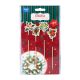 Festive Foliage Christmas Appetizer Treat Picks (24 Pack)