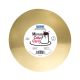 Mirror Cake Card - Round Gold 203 mm (8-Inch), Pack of 3