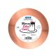 Mirror Cake Card - Round Rose Gold 152 mm (6-Inch), Pack of 3