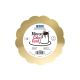 Mirror Cake Card - Scallop Gold 152 mm (6-Inch), Pack of 3