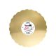 Mirror Cake Card - Scallop Gold 254 mm (10-Inch), Pack of 3