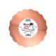 Mirror Cake Card - Scallop Rose Gold 203 mm (8-Inch), Pack of 3