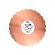 Mirror Cake Card - Scallop Rose Gold 254 mm (10-Inch), Pack of 3