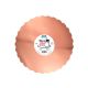 Mirror Cake Card - Scallop Rose Gold 305 mm (12-Inch), Pack of 3