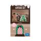 Cupcake Set - Gingerbread Village Christmas (24 Cases and Toppers) - Christmas-themed Cupcake Kit