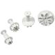 Floral Plunger Cutters - Mini/S/M/L Daisy Marguerite Set of 4