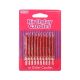 Red Glitter Candle - Pack of 100