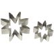 Stainless Steel Cutters - Small Daisy 8 Petal Set of 2