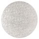 Double Thick Round Cake Card - Silver - 101mm (4