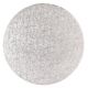 5 X 5mm Thick Round Silver Cake Board 11