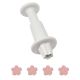 Floral Plunger Cutters - Small Flower Blossom (6mm 0.2â€)