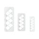 Geometric MultiCutter - Moroccan Lantern, Set of 3