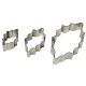 Foliage Plunger Cutters - Stainless Steel Cutters - Holly Leaf Set of 3