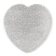 Bulk Pack - Heart Silver Cake Drum Board - 10