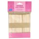 PME Wooden Lolly Sticks, Pack of 50