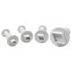 Shapes Plunger Cutters - S/M/L/XL Diamond Set of 4
