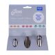 Jem Nozzles Set – Medium Cupcakes Collection, Pack of 3 - Nozzle Set for Medium Cupcakes