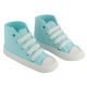 Handcrafted Sugar Toppers - Blue High Cut Sneaker (72 x 50mm / 2.75 x 2â€)