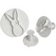 Novelty Plunger Cutter - S/M/L Rabbit Set of 3