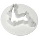 Plastic Cutters - Medium Reindeer (40mm / 1.6â€)
