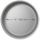 Round Cake Pan (381 x 51mm / 15 x 2inch) - Extra-Large Round Cake Pan