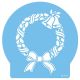 JEM Stencil - Christmas Wreath (130 x 160mm / 5 x 6.3â€)