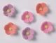 Assorted Sugar Flowers - Pink, Peach, Lilac - Pack of 1000