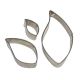 Stainless Steel Cutters - Leaf Set of 3