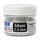 Silver Sugar Pearls - 2.3mm (25g / 0.88oz)