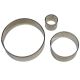 Stainless Steel Cutters - Round Set of 3