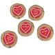 Valentine Greeting Sugar Plaque - Pack of 200