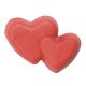 Double Red Sugar Heart - 18mm - Pack of 480