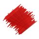 25 x 6 Inch Red Plastic Cake Pop Sticks