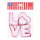 LOVE Valentines Cookie Cutter Set (5 Pieces)