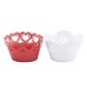 Vintage Lace Valentines Cupcake Wrappers (12 Pack)