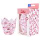 Cherry Checkerboard Vintage Tulip Muffin Cases (24 Pack)