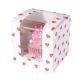 Love Hearts Valentines Treat Boxes (4 Pack)