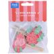 Valentines Cupcake Toppers - Love Roses, Set of 24