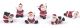 Tumbling Santas Pic - Pack of 144