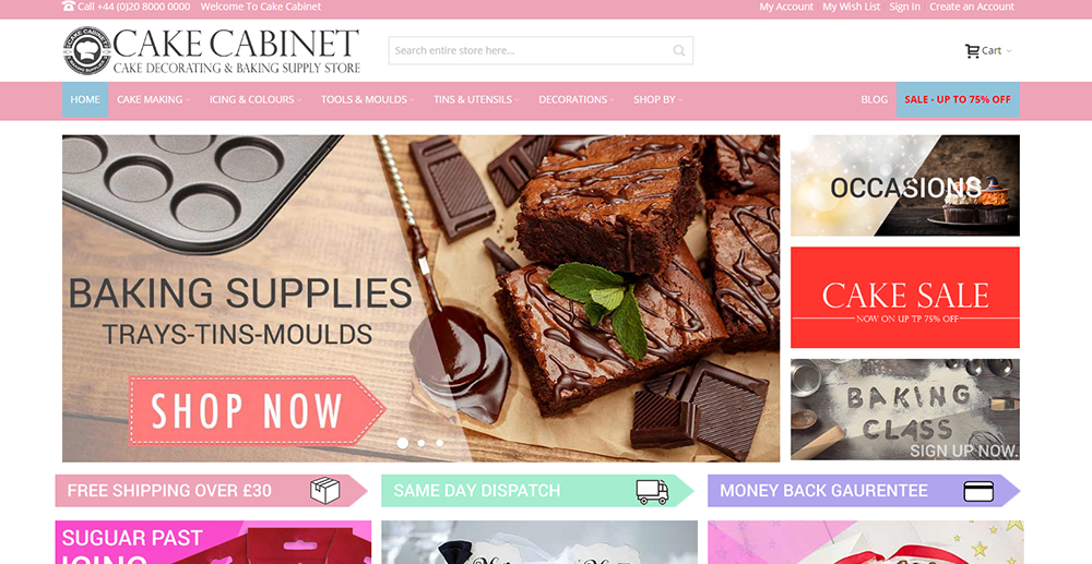 Cake Cabinet Website is LIVE!